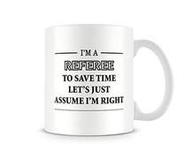 Behind The Glass - I'm A Referee - Printed Funny Mug - Great Gift/Present Idea, Ceramic, 11fl.oz.