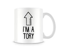 Behind The Glass - I'm A Tory Mug | Conservative Party Supporter Cup | Right Wing Banter | UK Politics Coffee/Tea Mug, Ceramic, 11fl.oz.