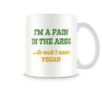 Behind The Glass - I'm A Vegan - Printed Funny Mug - Great Gift/Present Idea, Ceramic, 11fl.oz.