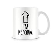Behind The Glass - I'm Reform | Reform UK Supporter Mug | Bold Political Coffee Cup | Anti-Establishment Tea Mug | Nigel Farage Fan, Ceramic, 11fl.oz.