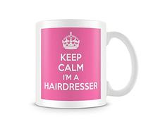 Behind The Glass - Keep Calm I'm A Hairdresser - Printed Funny Mug - Great Gift/Present Idea, Ceramic, 11fl.oz.
