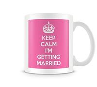 Behind The Glass - Keep Calm I'm Getting Married - Printed Funny Mug - Great Gift/Present Idea, Ceramic, 11fl.oz.