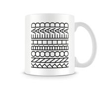 Behind The Glass - Kn*bhead Hidden Message Mug | Funny Swear Word Mug with Adult Humour | Rude Mug for Family & Coworkers, Ceramic, 11fl.oz.