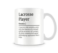 Behind The Glass - Lacrosse Player Definition - Funny Mug for a Lacrosse Lover | Mug for a Teammate, Ceramic, 11fl.oz.