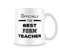 Behind The Glass - Officially The Best Form Teacher - Printed Teacher's Mug, Ceramic, 11fl.oz.