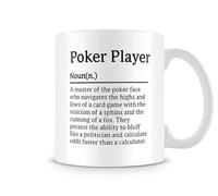 Behind The Glass - Poker Player Definition - Funny Mug for a Cards Player | Mug for a Gambler, Ceramic, 11fl.oz.