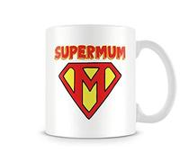 Behind The Glass - Supermum - Printed Mother's Day Mug - Great Gift/Present Idea, Ceramic, 11fl.oz.