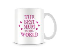 Behind The Glass - The Best Mum in The World - Printed Mother's Day Mug - Great Gift/Present Idea, Ceramic, 11fl.oz.