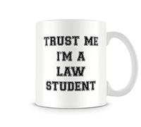 Behind The Glass - Trust Me I'm A Law Student - Funny Mug, Ceramic, 11fl.oz.