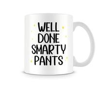 Behind The Glass - Well Done Smarty Pants | Funny Mug for Smart Friends, Colleagues and Students | Exam Results & Graduation Mug, Ceramic, 11fl.oz.