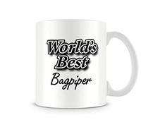 Behind The Glass - World's Best Bagpiper - Mug, Ceramic, 11fl.oz.