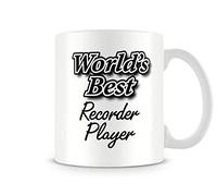 Behind The Glass - World's Best Recorder Player - Mug, Ceramic, 11fl.oz.