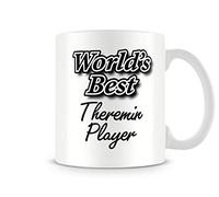 Behind The Glass - World's Best Theremin Player - Mug, Ceramic, 11fl.oz.