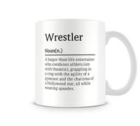 Behind The Glass - Wrestler Definition - Funny Mug for a Pro Wrestler | Mug for a Wrestling Lover, Ceramic, 11fl.oz.