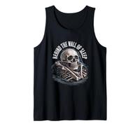 Behind The Wall of Sleep Skeleton Skull Art Tank Top
