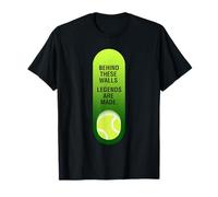 Behind The Walls Legends are Made Padel Player Paddle Tennis T-Shirt