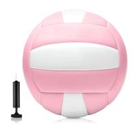 Behogan Volleyball: Official Size 5, Volleyball Set, Volleyballs, Soft, Indoor Outdoor Vollyball, Soft Beach Ball with Inflator for Outdoor Indoor Training Beach Ball