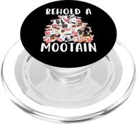 Behold A Mootain Cow Shirt Funny Cow Shirts Farmer Hefer PopSockets PopGrip for MagSafe