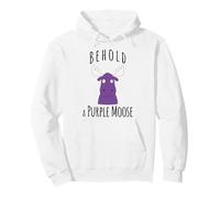 Behold: A Purple Moose. Pullover Hoodie