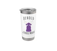 Behold: A Purple Moose. Stainless Steel Insulated Tumbler