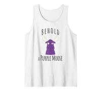 Behold: A Purple Moose. Tank Top