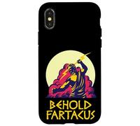 Behold Fartacus Shirt Fart Joke Greek Gods Spartan Funny Tee Case for iPhone X/XS