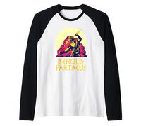 Behold Fartacus Shirt Fart Joke Greek Gods Spartan Funny Tee Raglan Baseball Tee