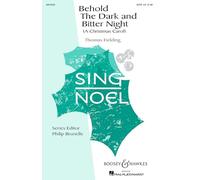 Behold the dark and bitter night: Christmas Carol. mixed choir (SATB) and harp. Partition de chœur.
