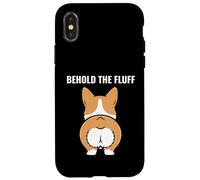 Behold The Fluff Corgi Funny Dog Lover Case for iPhone X/XS