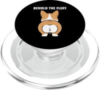 Behold The Fluff Corgi Funny Dog Lover PopSockets PopGrip for MagSafe