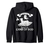 Behold The Lamb Of God Agnus Dei Zip Hoodie
