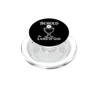 Behold The Lamb Of God Catholic Eucharist Chalice PopSockets PopGrip for MagSafe