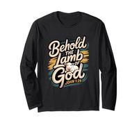 Behold The Lamb of God John 1:29 Long Sleeve T-Shirt