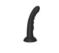 BeHorny Butt Plug Anal Dildo Realistic Penis Shape, Stimulation Shaft, Black Silicone