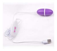 BeHorny Mega Power 12-Speed USB Powered Vibrating Love Egg, Purple, 173MY-802Z