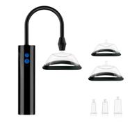 BeHorny Pussy Pump Nipple/Clitoris Pump Rechargeable Suction Pump 5 Different Size Cups Plug-in Charging