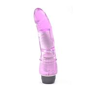 BeHorny Realistic Penis Vibrator Dildo, 8.2" Length, Veins, Penis Head, Massive Power, Purple