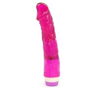 BeHorny Realistic Penis Vibrator Dildo, 8.7" Length, Veins, Penis Head, Massive Power, Purple