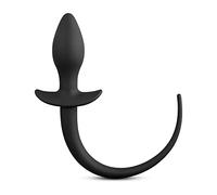 BeHorny Silicone Butt Plug Animal Tail Black
