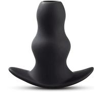 BeHorny Silicone Peep Hole Hollow Butt Plug Enema, Large