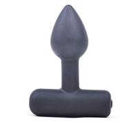 BeHorny Silicone Vibrating Butt Plug, Removable Bullet Vibe
