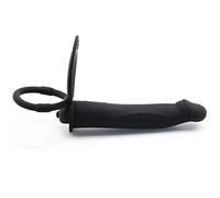 BeHorny Silicone Vibrating Dildo with 2 Cock Rings