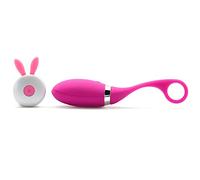 BeHorny Vibrating Love Egg, 12 Speed, Remote Control, Rechargeable High Grade Silicone,Pink