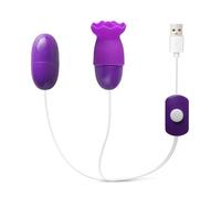 BeHorny Vibrating Love Egg with Clitoris Licker