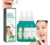 behound Fresh Breath Oral Care Essence, Fresh Breath Essence, Fresh Breath Oral Care Clean Teeth Gel, Natural Breath Freshening Drops, Bad Breath Treatment for Adults Keep Your Breath Fresh (3 Pcs)