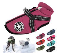 behound Pawbibi Sport - Waterproof Winter Jacket with Built-in Harness, Pawbibi Dog Warm Jacket with Harness, Fashion Sports Dog Coats for Small and Large Dogs Winter Waterproof (XL,Purple)