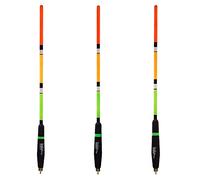 Behr Carp Fishing Tackle Floats Set - 3 Waggler Floats - Multi-coloured - 3g, 4g, 5g