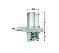 BEHR THERMOT-TRONIK Thermostat Renault Clio Kangoo Twingo 1.2 89°C TI4089