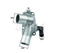 BEHR TI4292D Thermostat Housing Gasket 92°C Land Rover Defender Opel