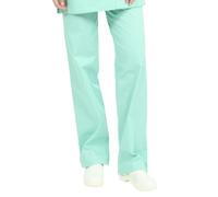 Behrens Unisex Smart Scrub Trouser, Elastic Waist with Drawstring, Two Side Pockets for Essentials Full Storage, Unisex Comfortable Uniform for Men and Women, Color Eau De Nil Size L